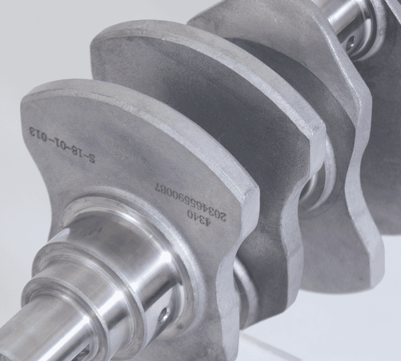 Eagle Forged 4340 Steel Crankshaft 4-Cyl Non-Twist Forging with .125" Fillet ... - Image 5