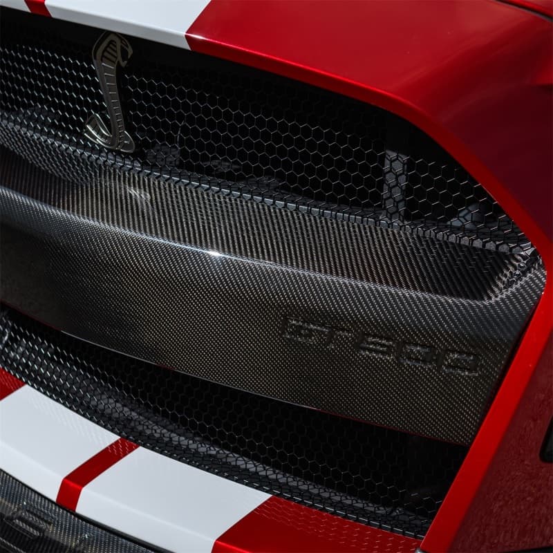 Ford Racing Front Bumper Carbon Fiber Insert for 2020-2021 Shelby GT500 - Image 5