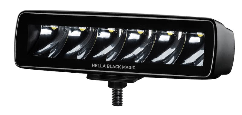 Hella Black Magic LED Light Bar 12" High-Power Worklight with Cooling Fins - Image 3