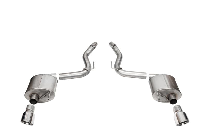CORSA Performance Axle-Back Exhaust for 2024 Mustang GT 3.0in 304 Stainless S...