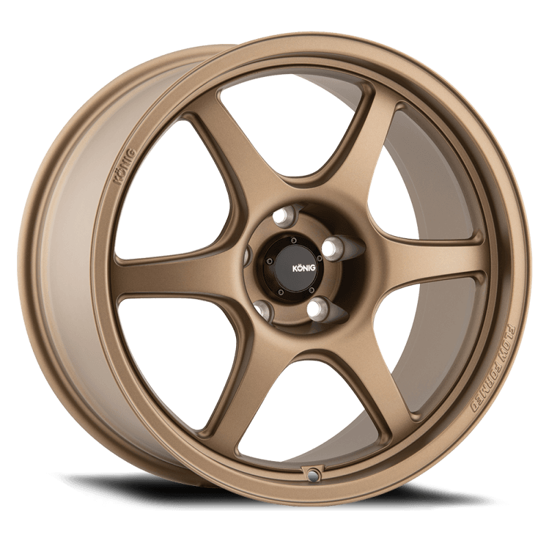 Konig Hexaform Wheels 15x8 4x100 ET25 Matte Bronze