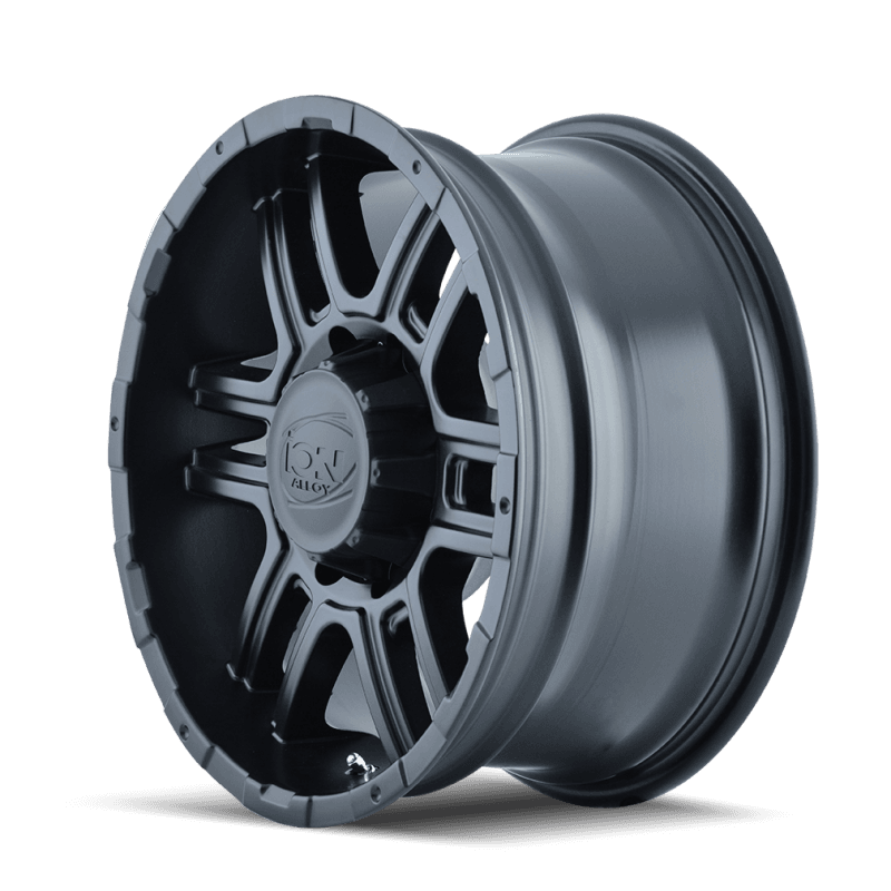 ION Wheels 179 Series 17x8 6x139.7 10mm Offset Matte Black Wheel - Image 3