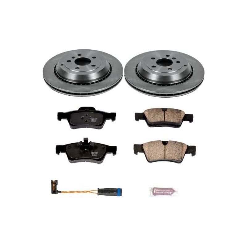 PowerStop Autospecialty Brake Kit for Daily Driver with Z17 Ceramic Pads & Ro...