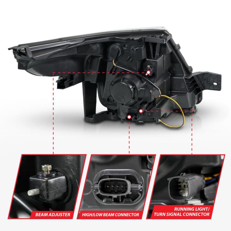 ANZO LED Projector Headlights for Chevy C6 111575 - Image 5