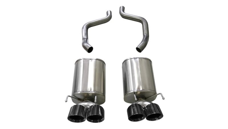 CORSA Performance Axle-Back Exhaust for Chevy C6 with Reflective Sound Cancel...
