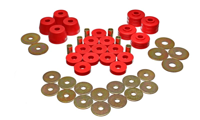 Energy Suspension Body Mounts Hyper-Flex Polyurethane for Truck Cab and Bed A... - Image 3