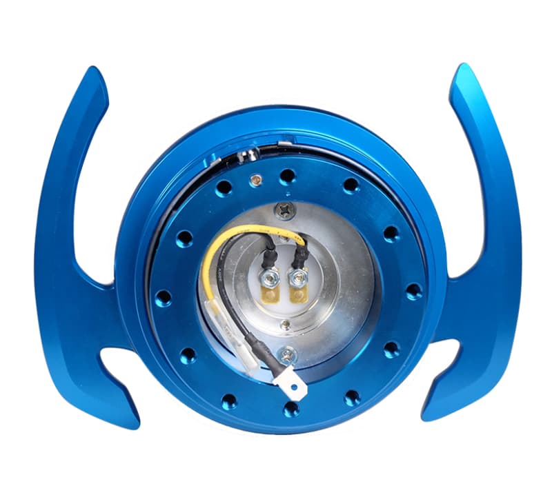 NRG Quick Release Kit Gen 4.0 Blue Body Blue Ring with Handles - Image 3