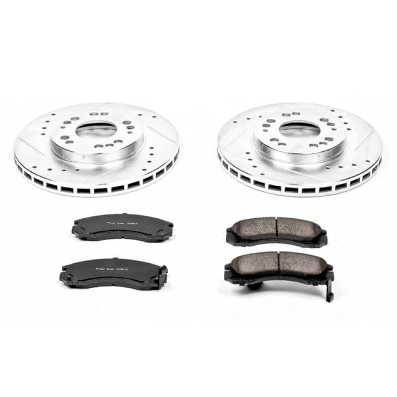 PowerStop Z23 Evolution Sport Brake Kit for Daily Driver with Carbon-Fiber Ce...