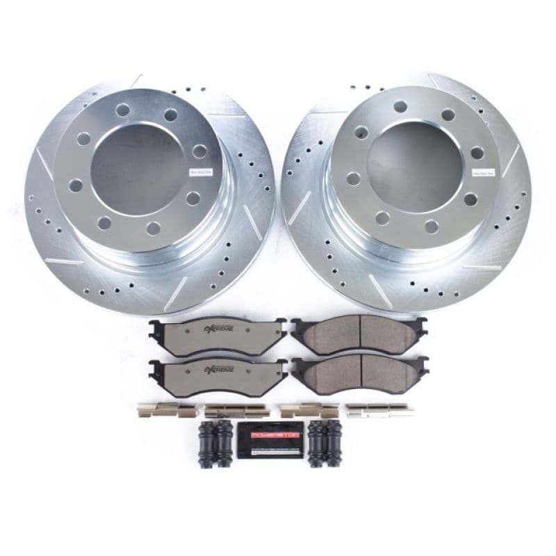 PowerStop Z36 Truck & Tow Brake Kit for Trucks 4x4 SUVs with Carbon-Fiber Cer...