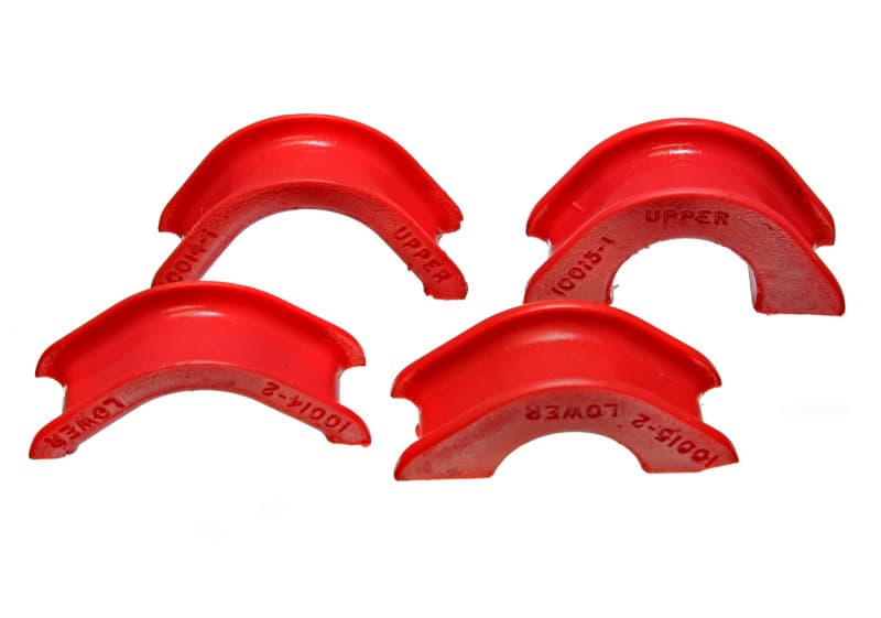 Energy Suspension Steering Rack Bushings Red Polyurethane - Image 4