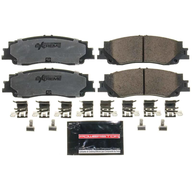 PowerStop Z36 Ceramic Brake Pads for Trucks & SUVs Low-Dust Carbon-Fiber Comp...