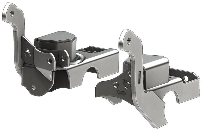 Artec Industries Brackets for Jeep TJ 4-Door Wrangler Front Door Mounts