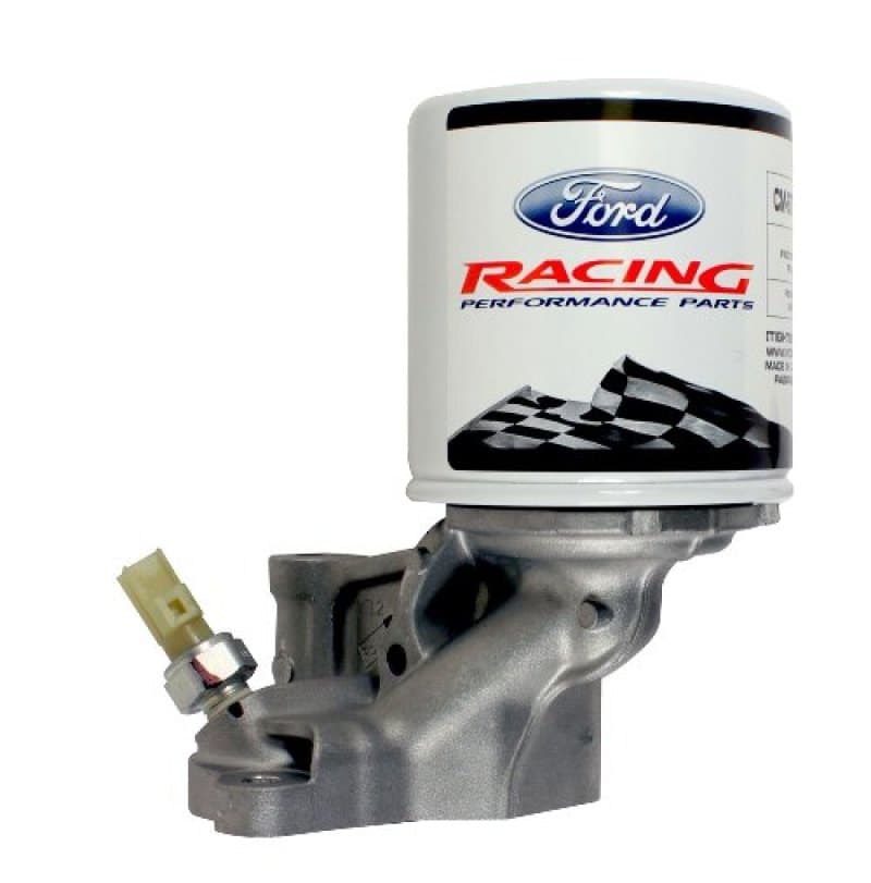 Ford Racing Oil Filter Adapter for Ford Engines Rotates Filter Forward