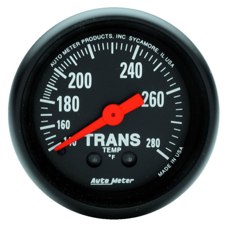 AutoMeter Transmission Temp Gauge for Automatic Transmissions 8" Capillary Tube