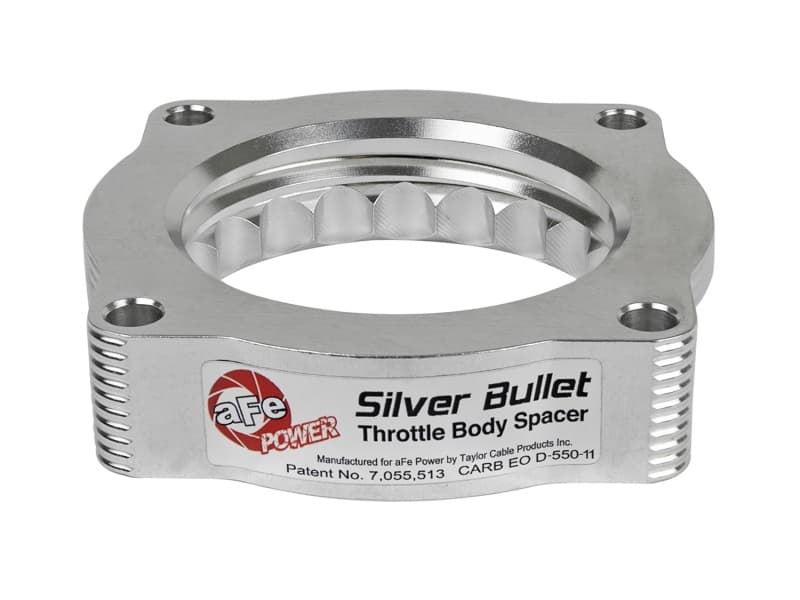 aFe Silver Bullet Throttle Body Spacer for Improved Airflow T-6061 Billet Alu... - Image 3