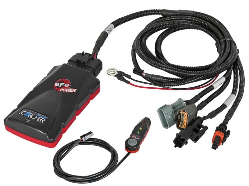 aFe Scorcher Blue Power Module Plug and Play with LED Switch - Image 2