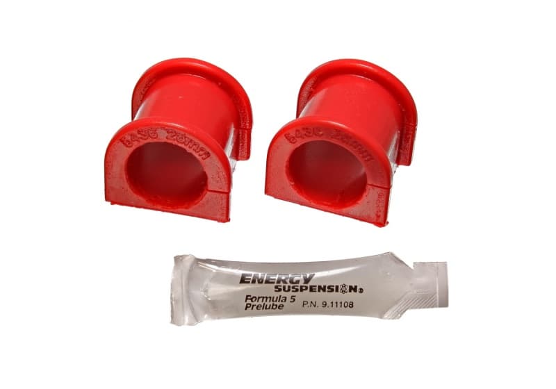 Energy Suspension Sway Bar Bushings Hyper-Flex Polyurethane Red - Image 2