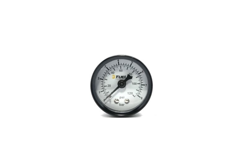 Fuelab Fuel Pressure Gauge for EFI 1.5in 0-120 PSI Dual Bar/PSI