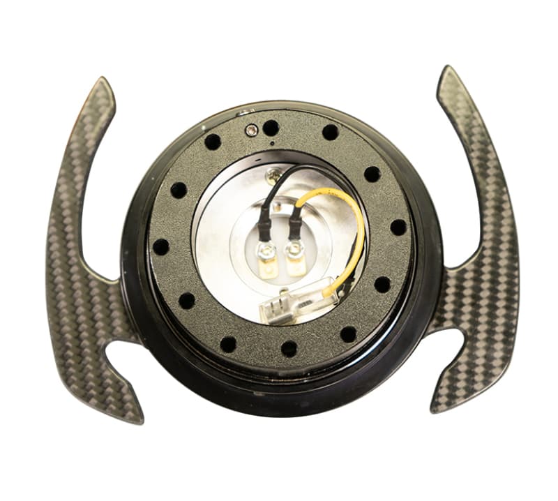 NRG Quick Release Kit Gen 4.0 Black Body Black Ring CF Handles - Image 2