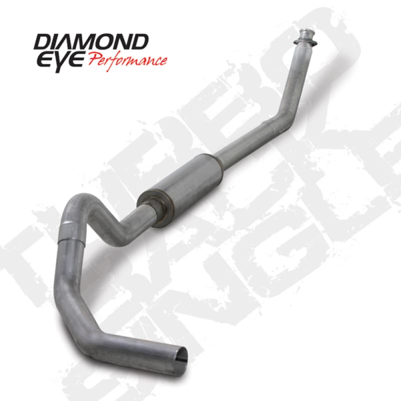 Diamond Eye Performance Turbo Back Exhaust Kit Aluminized Steel
