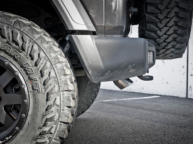 aFe Mach Force-Xp Axle-Back Exhaust for Jeep JL 2.5" Stainless Steel Hi-Tuck - Image 3