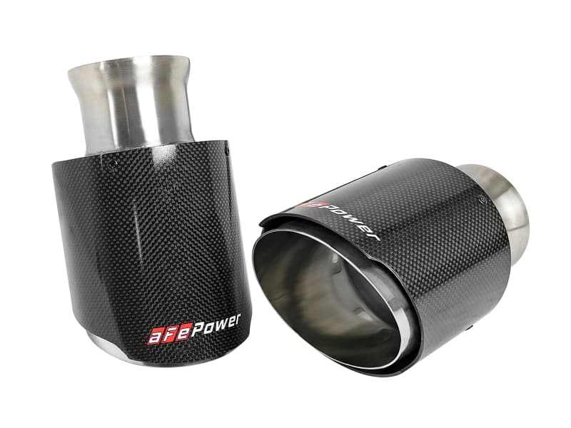aFe Mach Force-Xp 4-1/2" Carbon Fiber Exhaust Tip for Dodge Charger/Hellcat V...