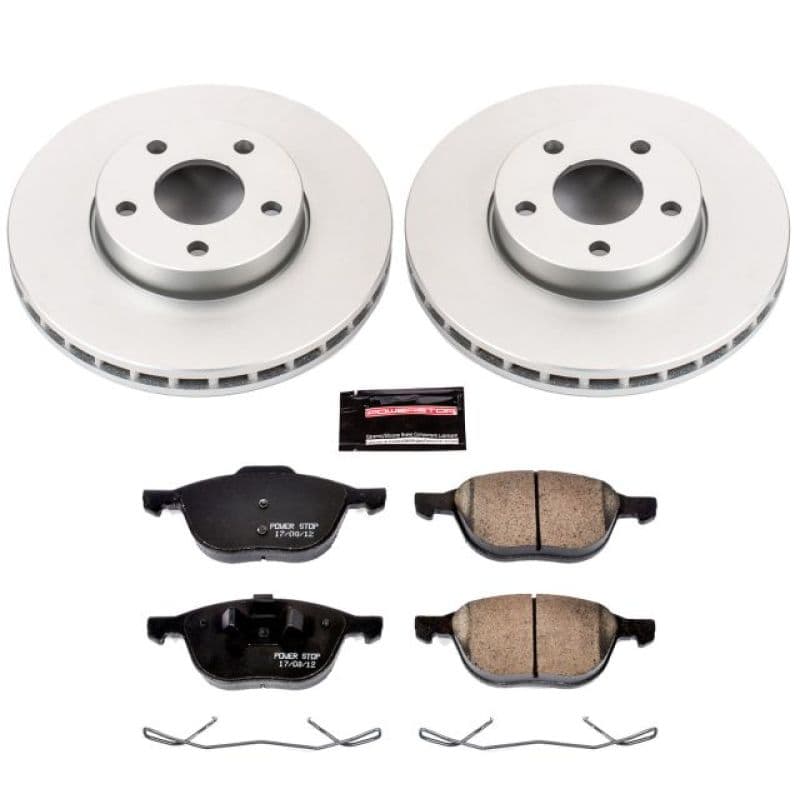 PowerStop Z17 Evolution Coated Rotor Brake Kit for Daily-Driven Vehicles