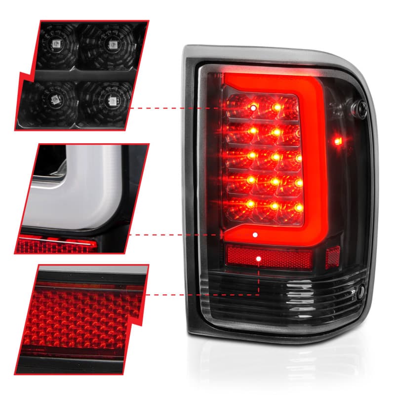 ANZO LED Taillights Pair D.O.T. Compliant Plug and Play - Image 5