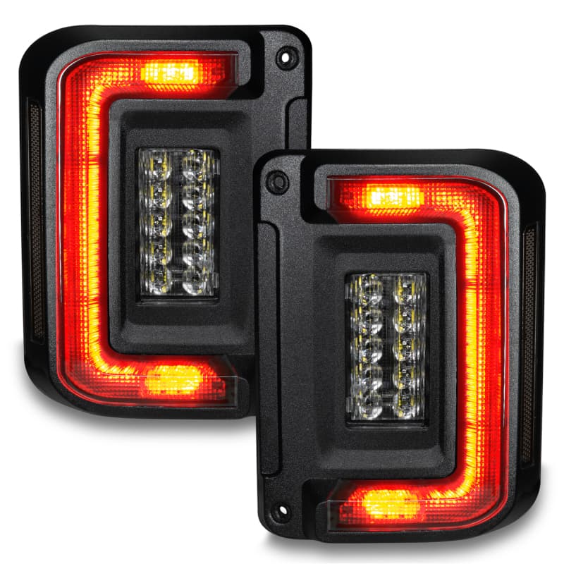 ORACLE Lighting LED Tail Lights for Jeep Wrangler JK Flush Mount Low-Profile - Image 5