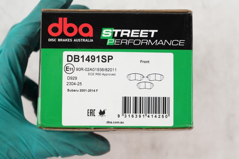 DBA SP500 Brake Pads for Daily Driver Vehicles Low Dust Low Wear - Image 4