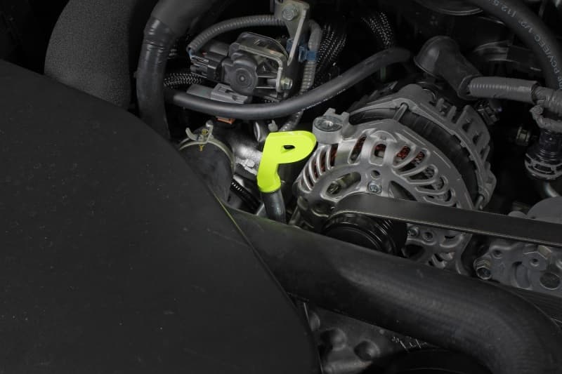 Perrin Performance Dipstick Handle for Subaru WRX & BRZ/FR-S/86 Neon Yellow - Image 5