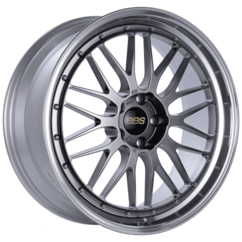 BBS LM 17x7.5 4x100 ET40 Diamond Black Center Diamond Cut Lip Wheel