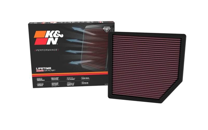 K&N Engineering Drop-In High-Flow Washable Air Filter 33-5143 - Image 4