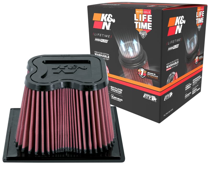 K&N Engineering Drop-In High-Flow Washable Air Filter E-0784 - Image 3