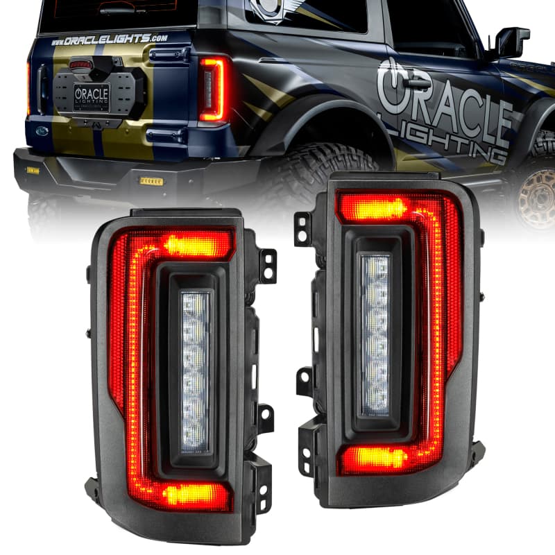 ORACLE Lighting LED Tail Lights for Ford Bronco Flush Mount Low-Profile Design