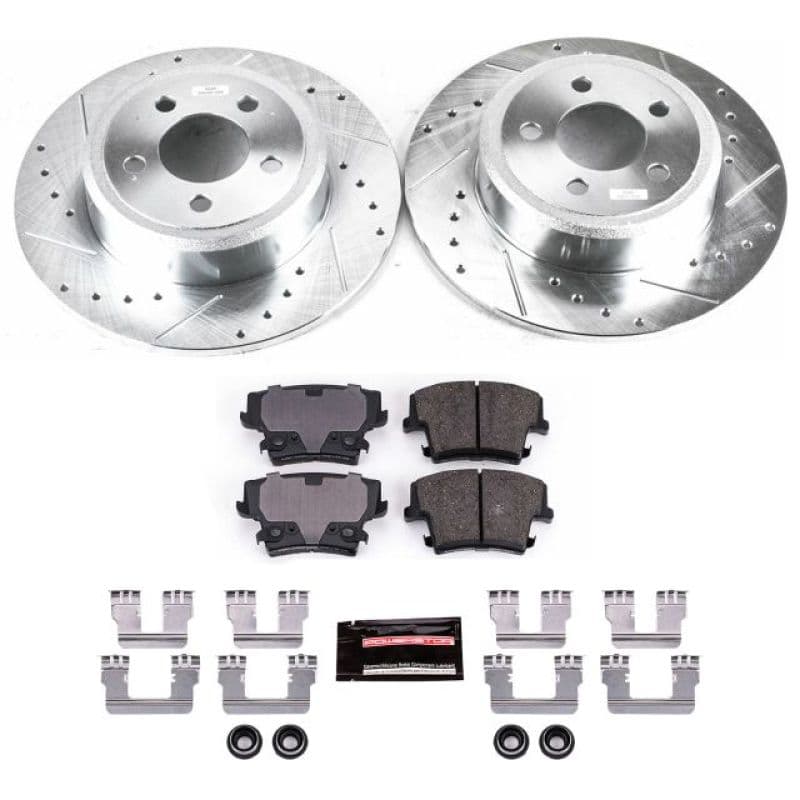 PowerStop Z23 Evolution Brake Kit for Daily Driver Carbon-Fiber Ceramic Pads