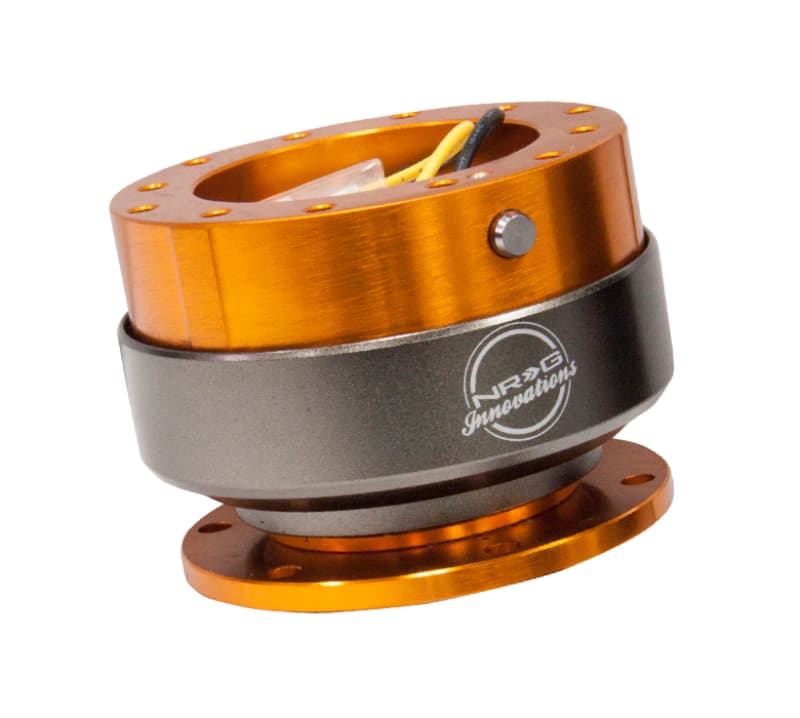 NRG Quick Release Gen 2.0 for Steering Wheel Rose Gold Body Titanium Chrome Ring - Image 3