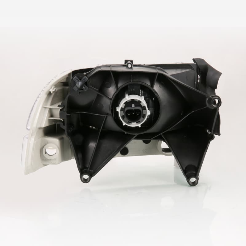 ANZO Crystal Headlights for Chevy C6 Clear Lens Black Housing Pair - Image 3