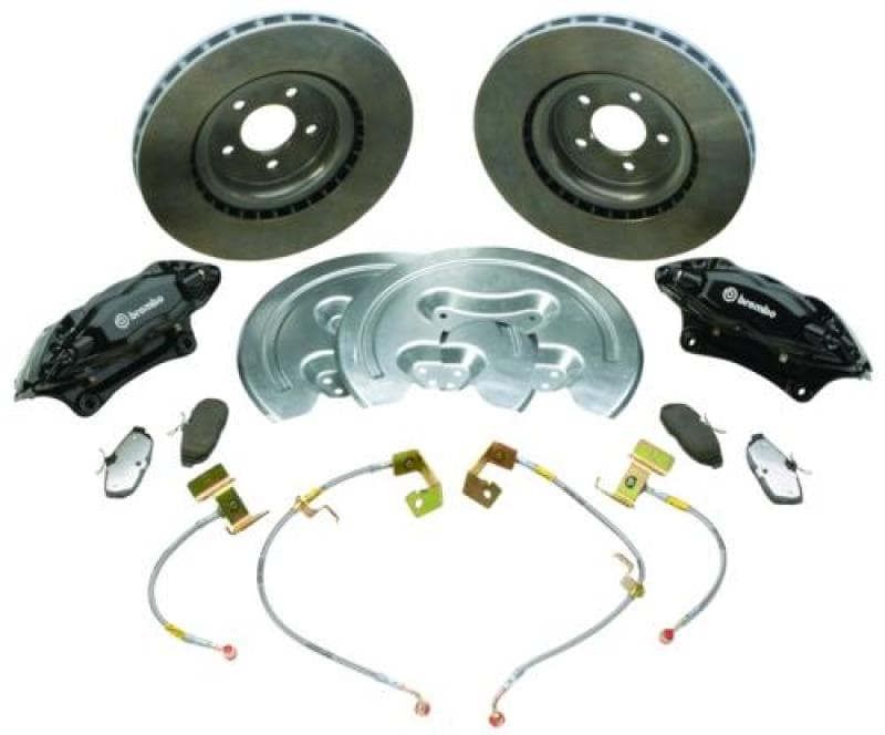 Ford Racing Brake Upgrade Kit for Mustang GT 14in 4-Piston Brembo Calipers