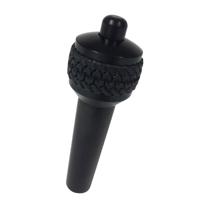 DV8 Offroad Shift Knob for 1997-06 Jeep TJ Billet Aluminum Tired Tread Grip - Image 2