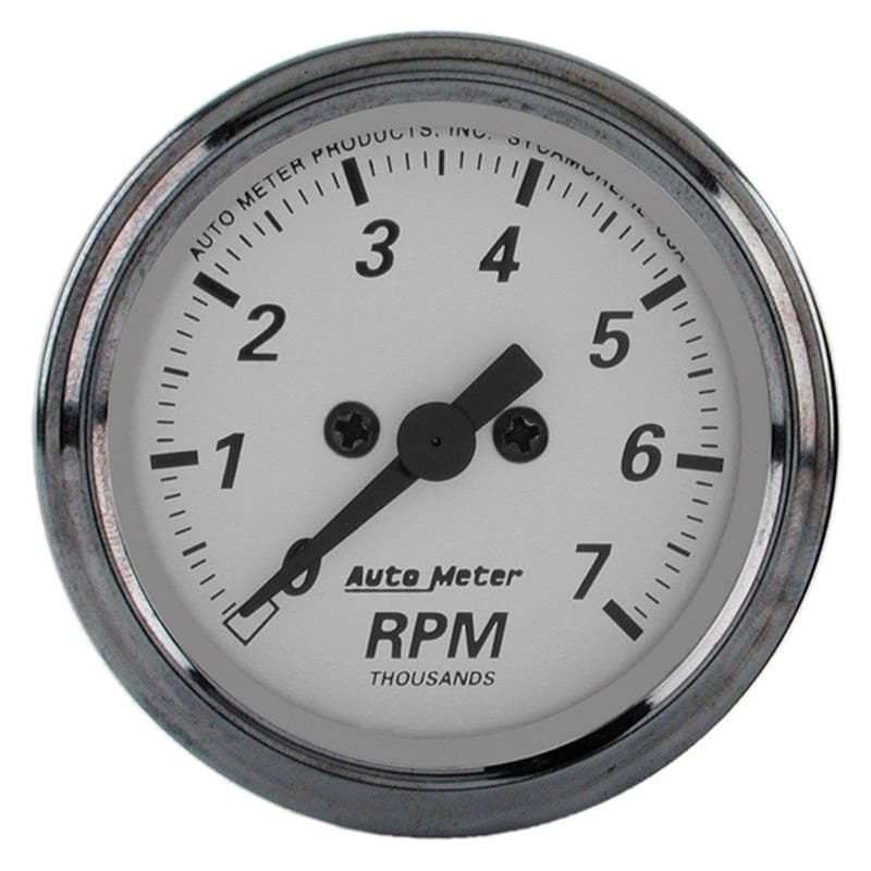 AutoMeter American Platinum Tachometer 0-10,000 RPM Air Core Movement - Image 2