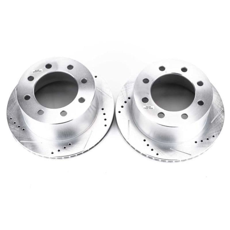 PowerStop Evolution Drilled/Slotted Rotor 355mm for OE Fit Silver Zinc