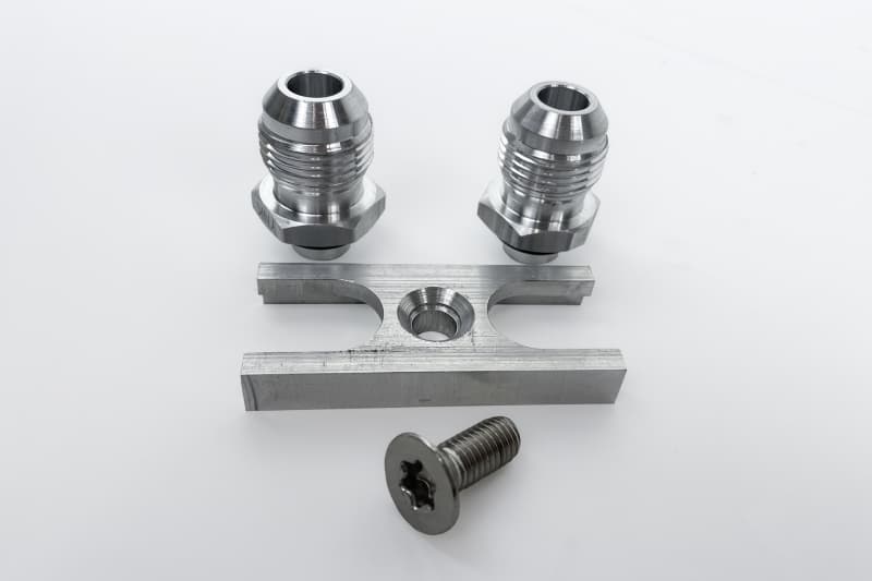 CSF Fitting Adapter Kit for -10 AN Oil Lines for CSF 8032 & 8240 Oil Coolers - Image 2