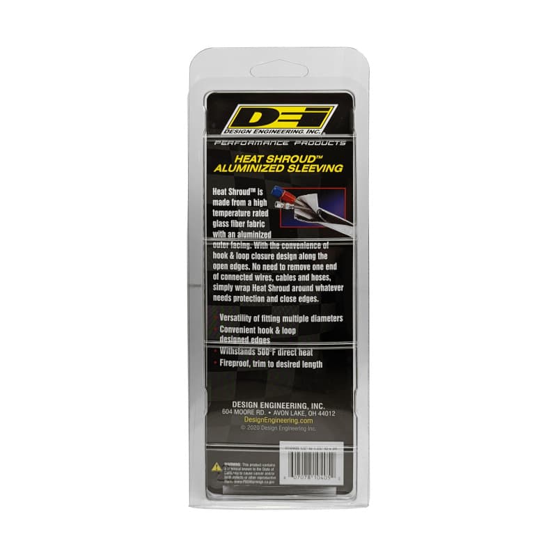 DEI Heat Shroud Heat Protection Wrap High Temp Glass Fiber Fabric with Hook &... - Image 5