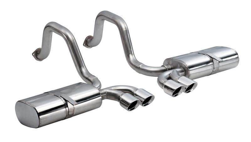 CORSA Performance Axle-Back Exhaust for Chevy C6 with Reflective Sound Cancel... - Image 2