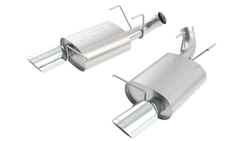 Borla Axle-Back Exhaust System T-304 Stainless Steel Chrome Tips - Image 4