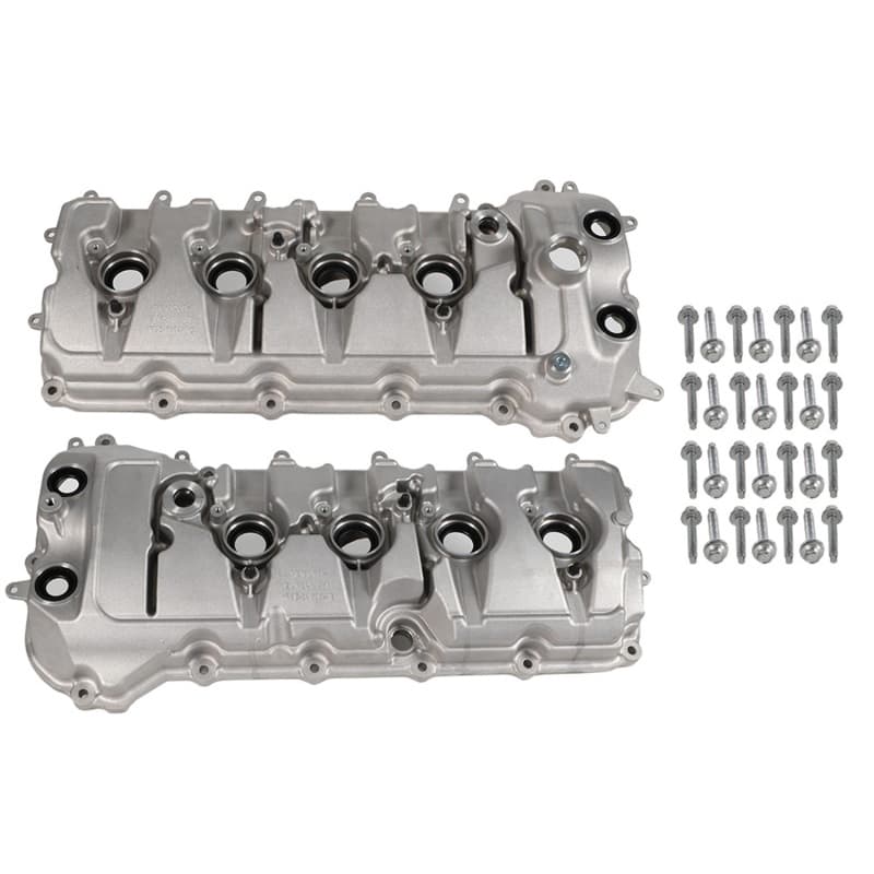 Ford Racing Aluminum Valve Covers for Ford Vehicles Powder Coatable