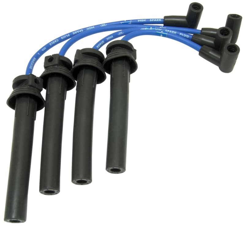 NGK Spark Plug Wire Set Ultra-Low Resistance High-Temp Silicone Jacket
