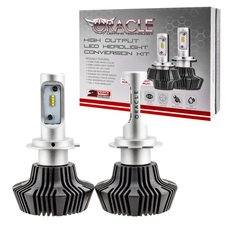 ORACLE Lighting LED Headlight Bulbs 4000+ Lm High-Output Philips Luxeon ZES