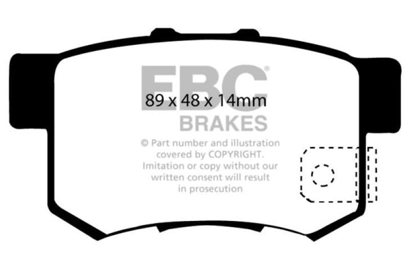 EBC Ultimax2 Brake Pad Set for Urban/Daily Driver OEM Replacement